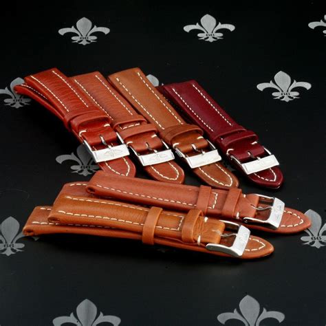 breitling bands leather for sale|genuine breitling watch straps.